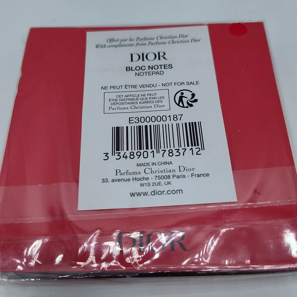 Dior Miss Dior Notepad Bloc Notes NIP  Stationery Lover Collectible Authentic